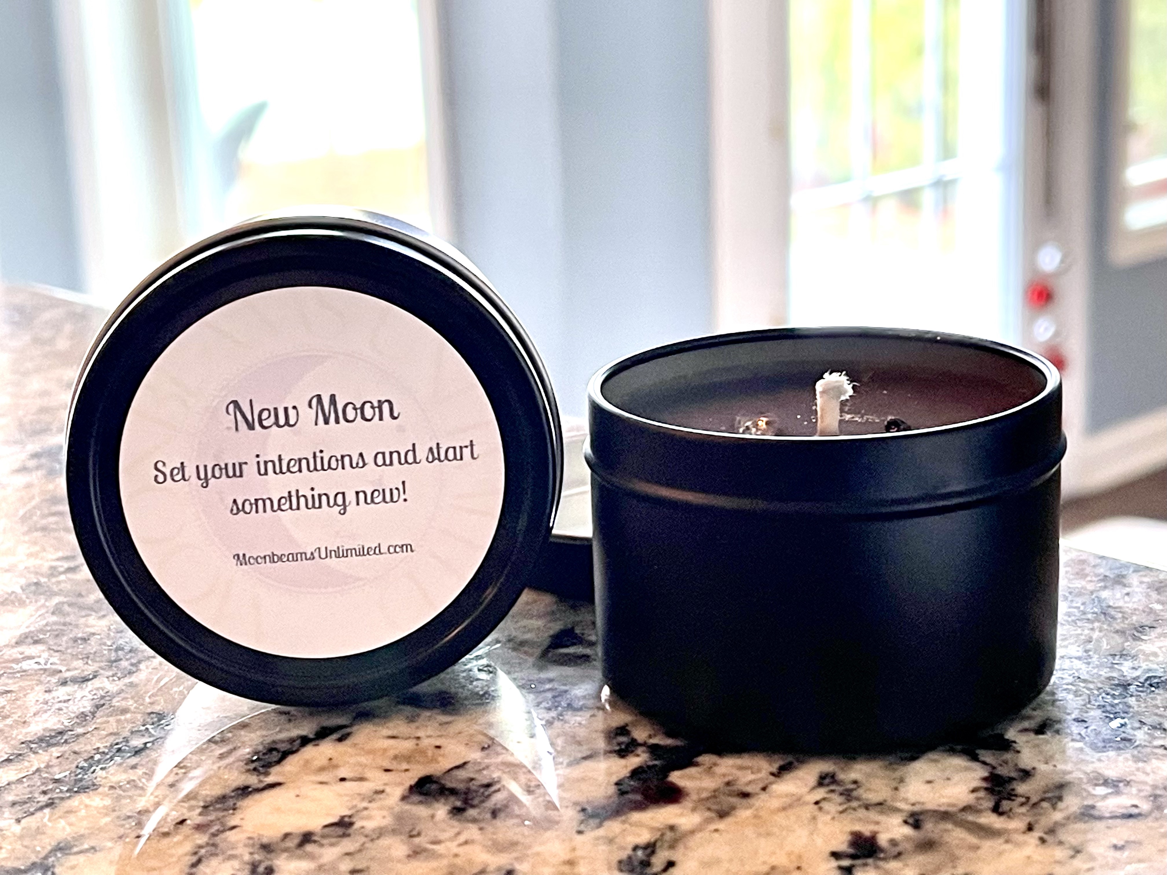 New Moon Candle Tin 4 oz.
